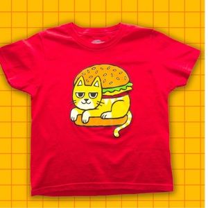 Pancake Attack Cat Burger Boys M